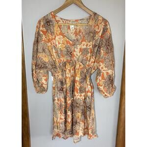 Band of the Free Women's Floral Print Mini Dress Size Small New With Tags